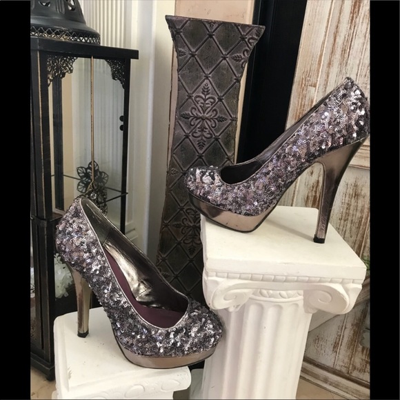 Madden Girl Shoes - MADDEN GIRL SILVER SEXY SPIKED SHOES